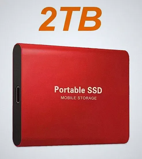 2TB External Hard Drive Portable USB Storage High Speed Backup