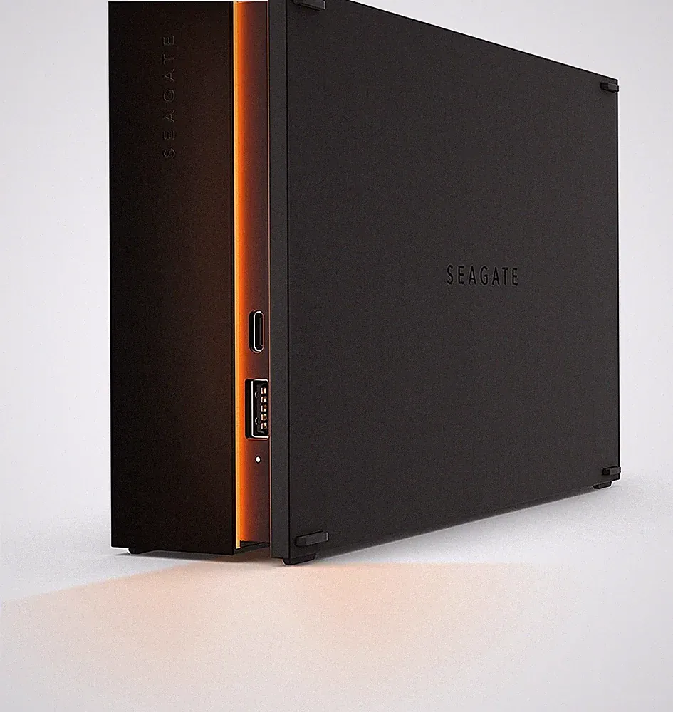 Firecuda Gaming Hub External Hard Drive HDD 8TB - USB 3.2, Customizable RGB LED