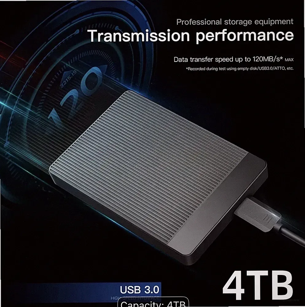 Portable 4TB hard drive
