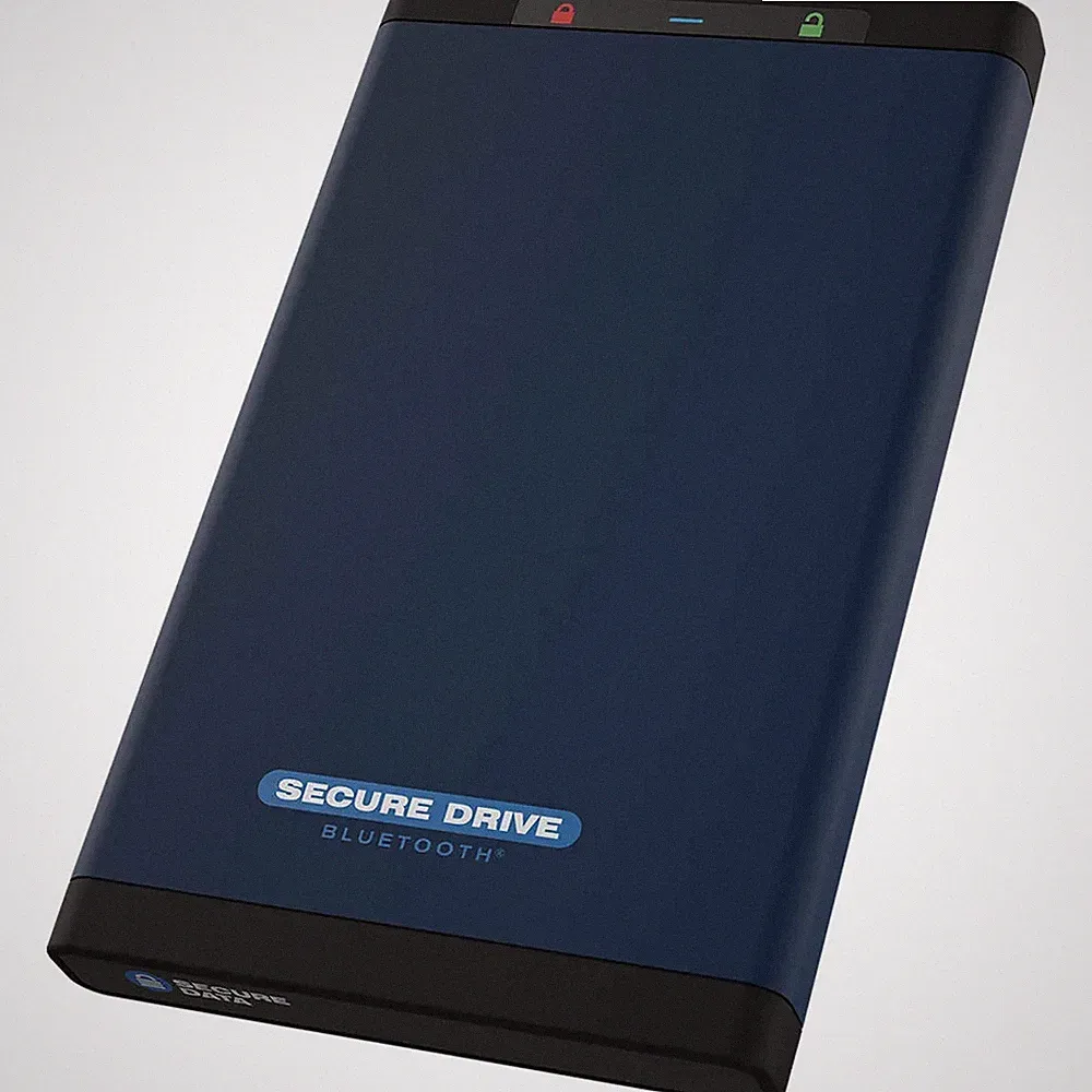 Secure Data SecureDrive BT 1TB Encrypted SSD w/ Bluetooth Authentication