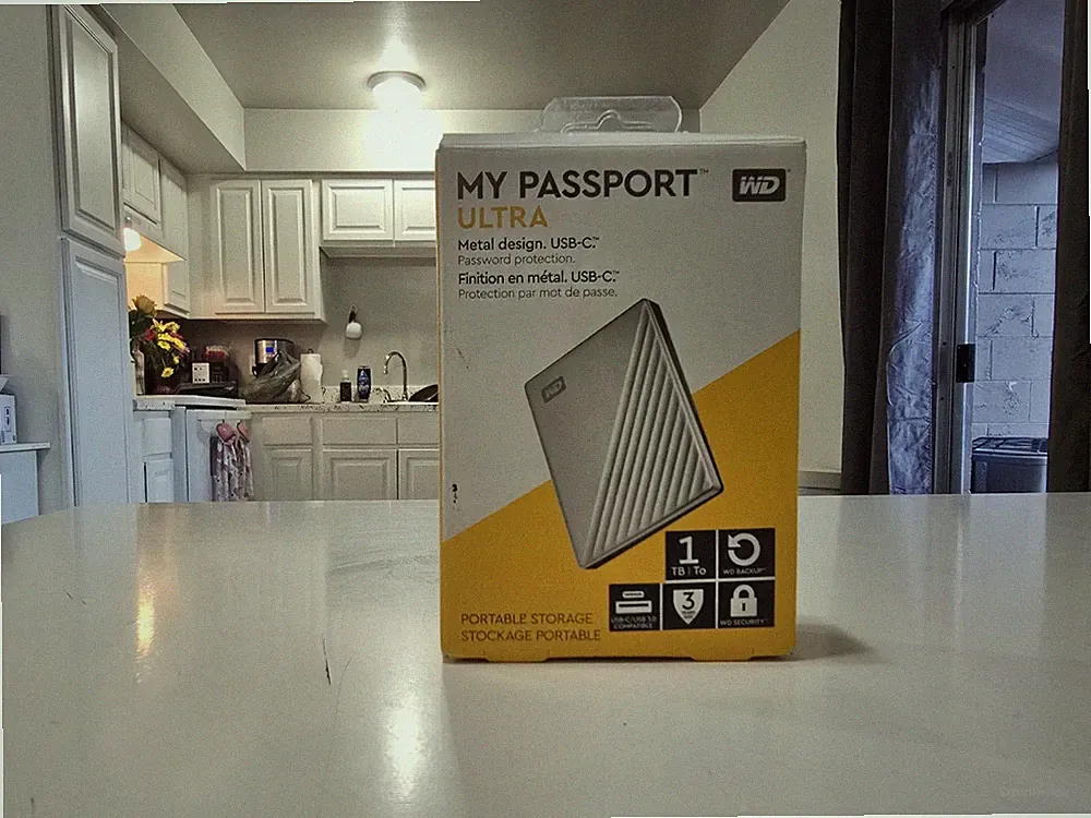 WD 1TB My Passport Ultra Portable External Hard Drive HDD-WDBC3C0010BSL-WESN